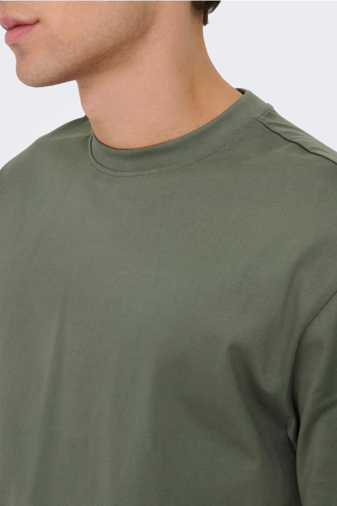 ONSFRED LIFE RLX SS TEE NOOS 22022532 Castor Gray